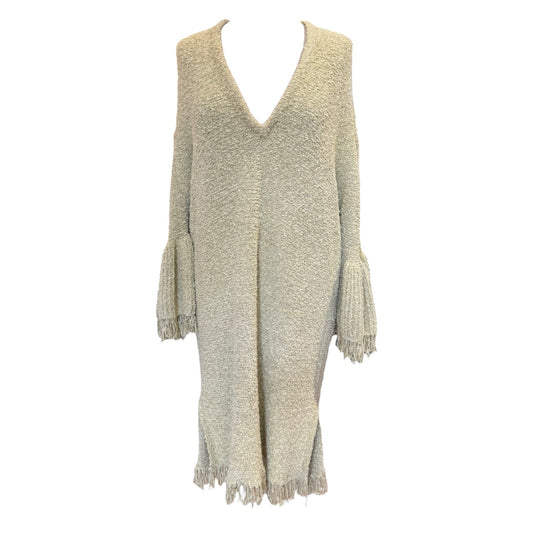 Malene Birger Yellow Knit Wide Sleeve Dress - 12