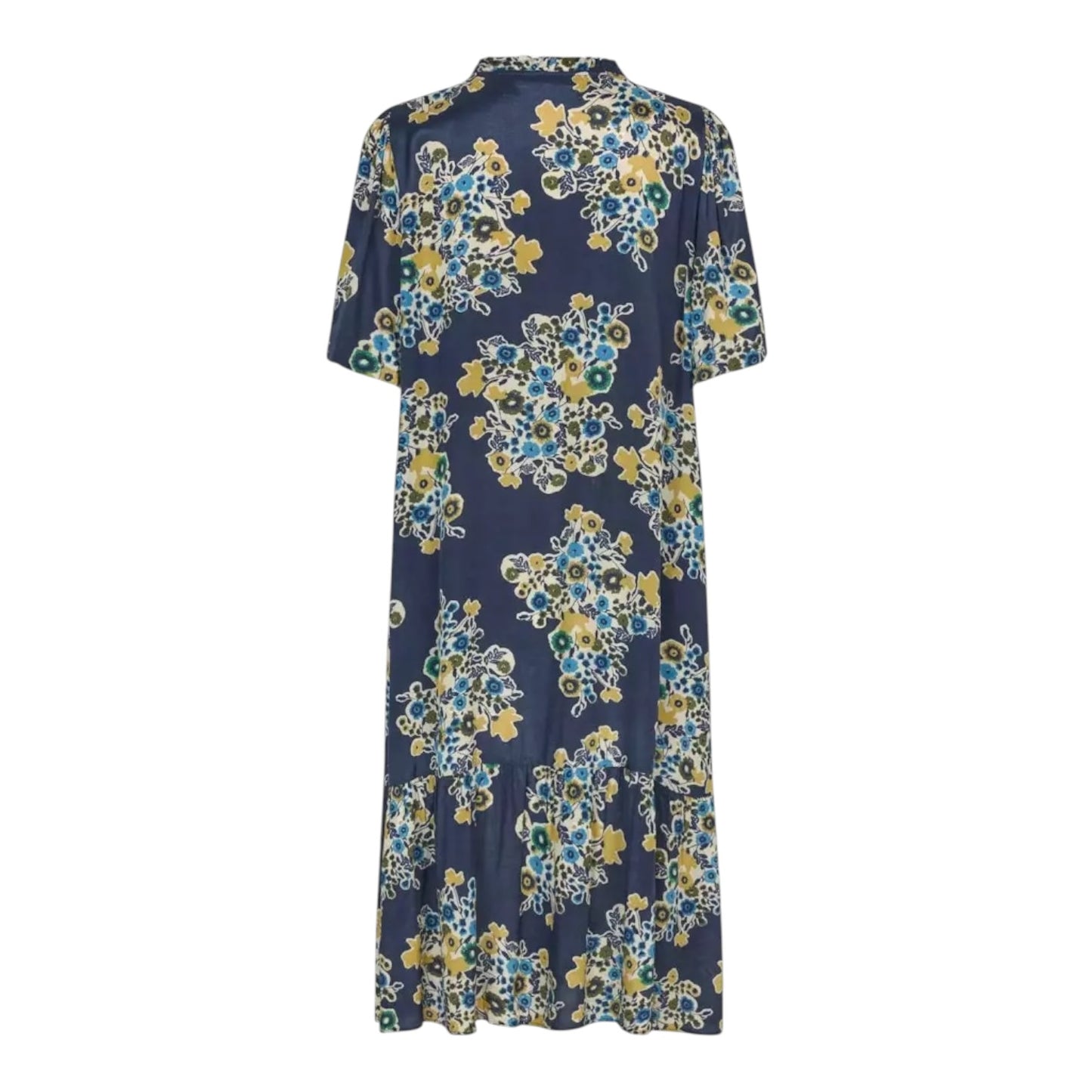 Masai Navy Mustard Floral Dress - 10