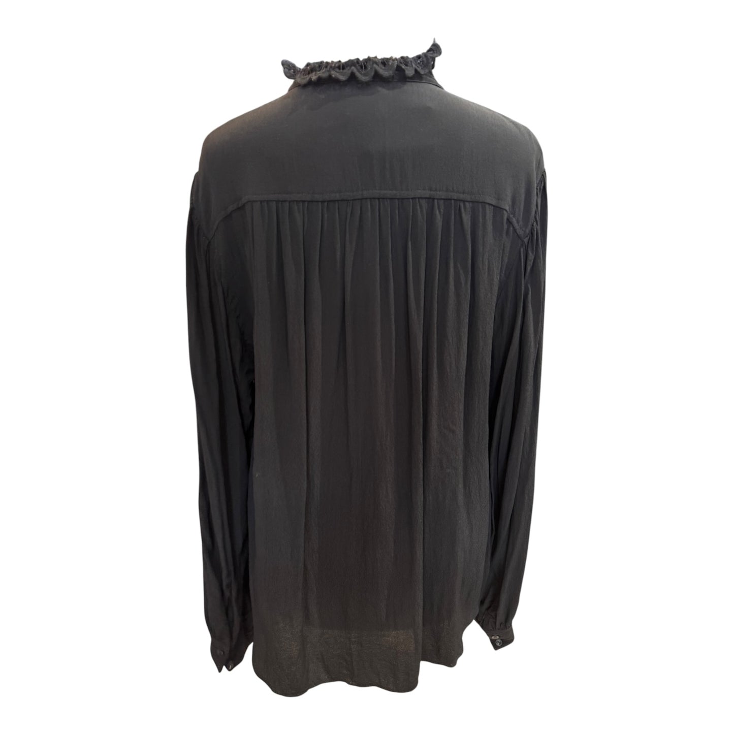 Isabel Marant Black Frill Top - 12