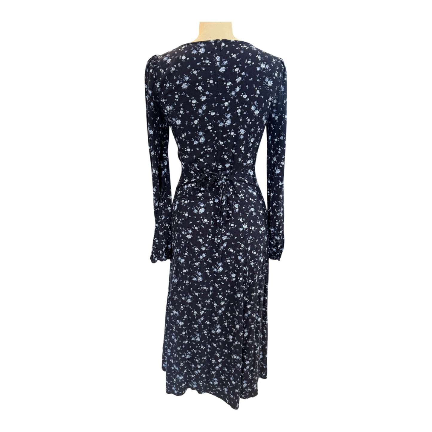 Reformation Jeans Navy Floral Dress - 6