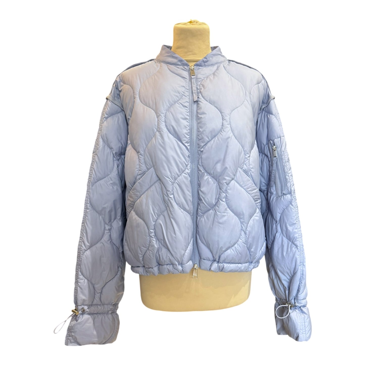 Beaumont Pale Blue Quilted Jacket - 12/14
