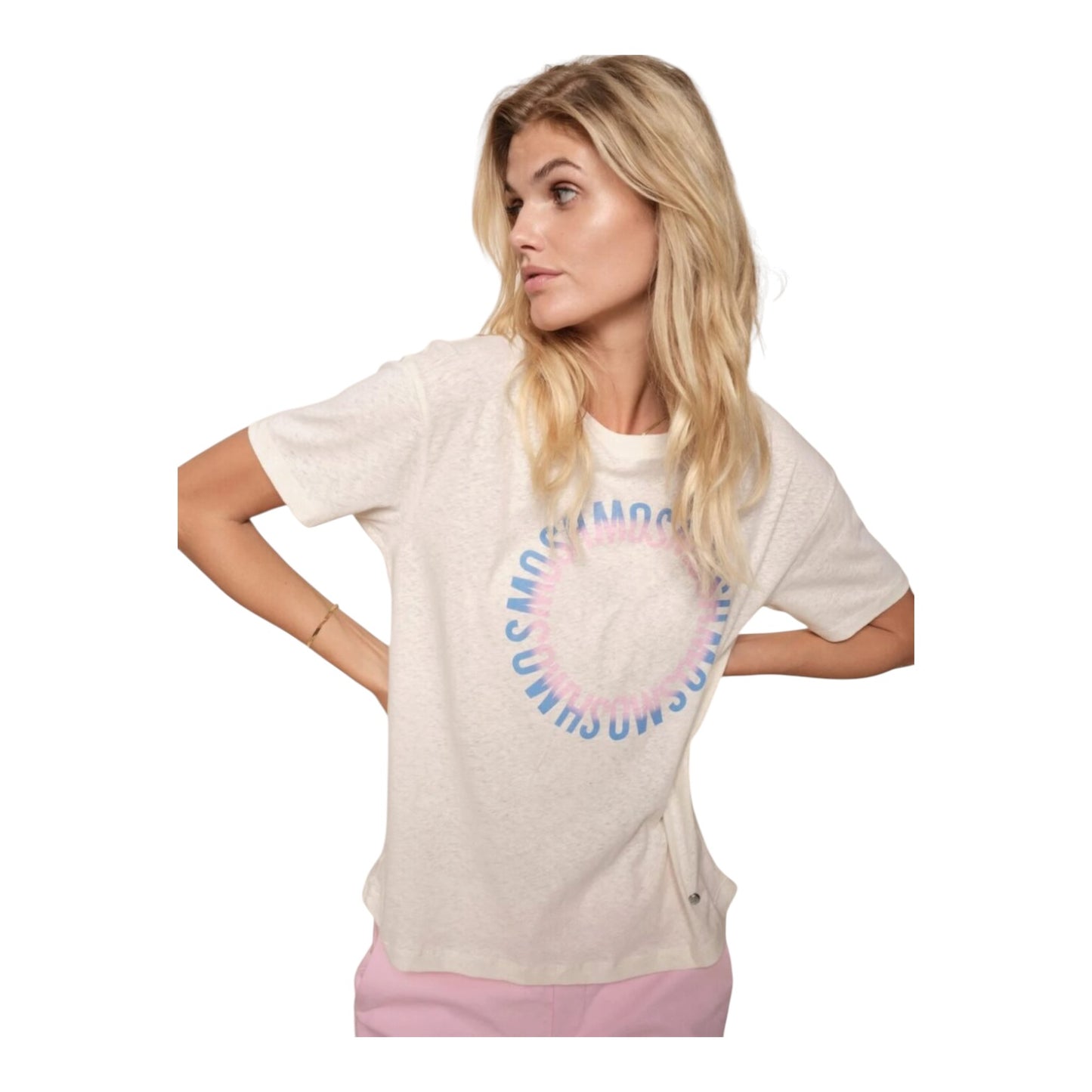 Mos Mosh Cane Cotton and Linen Tee - 14