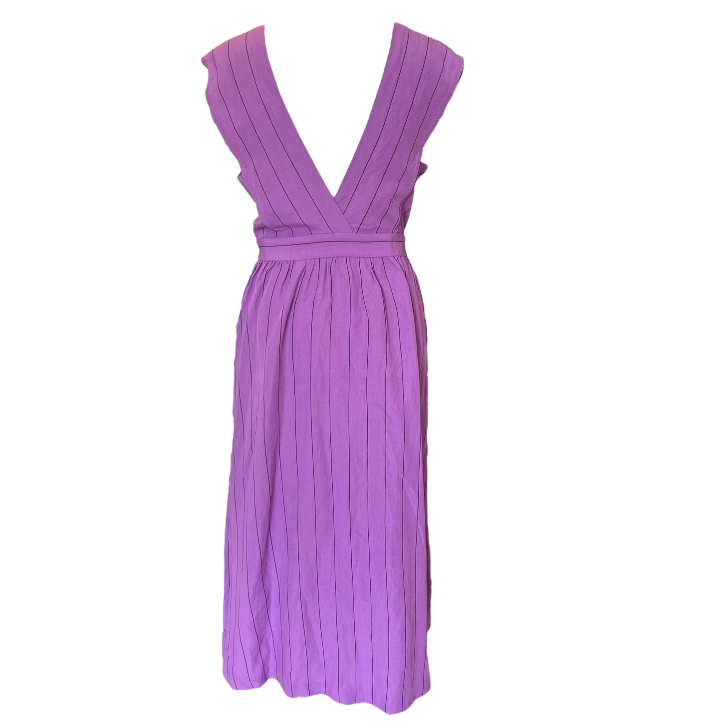 Sandro Purple Midi Dress - 10 - NEW