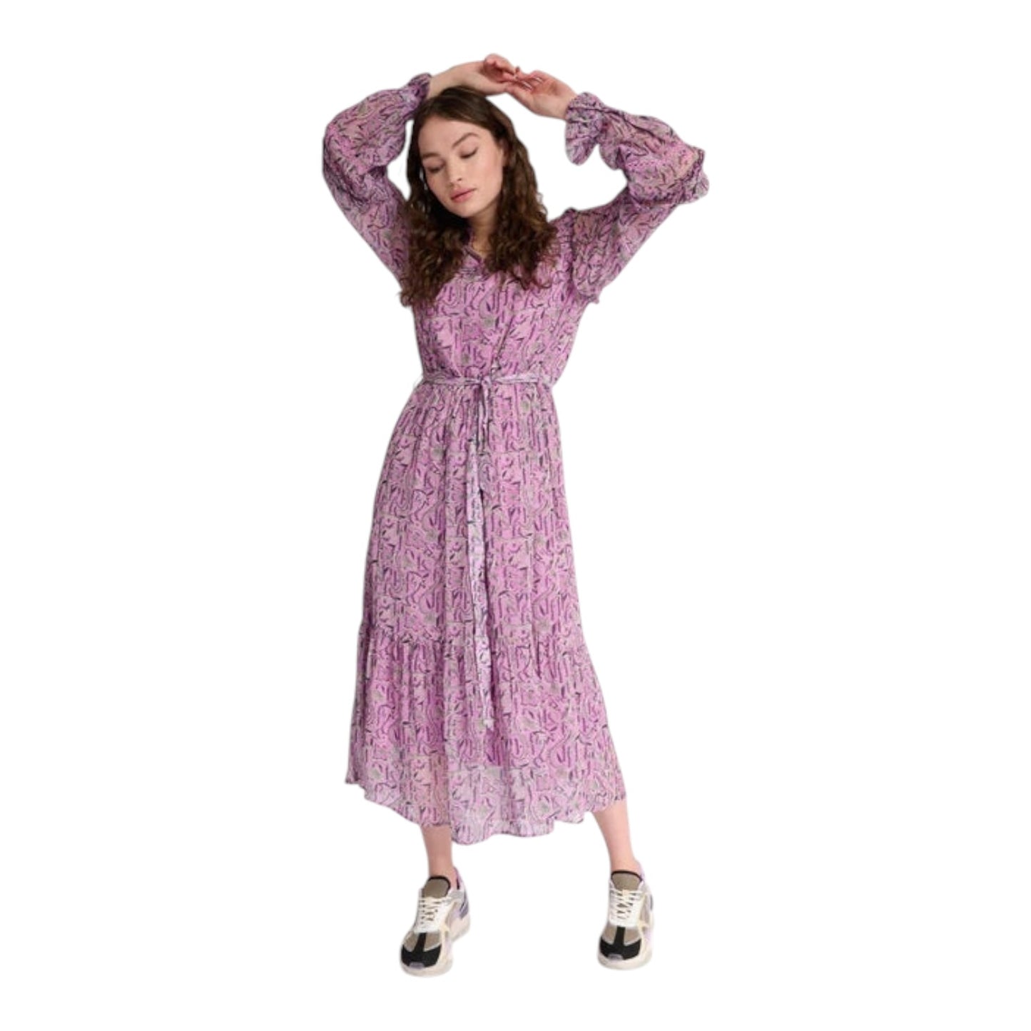 Pom Flows Mauve Dress - 12
