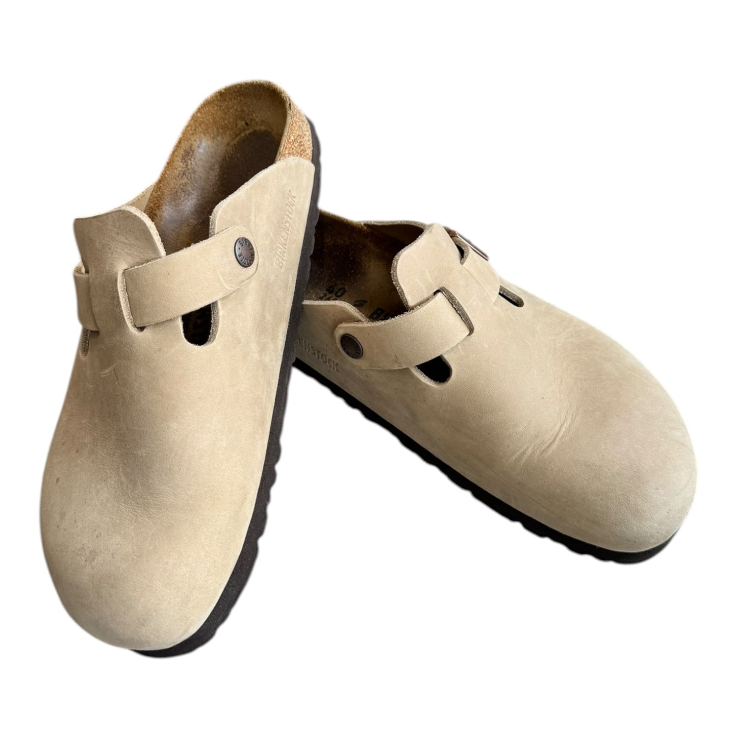 Birkenstock Tobacco Brown Boston Clogs - 40/7