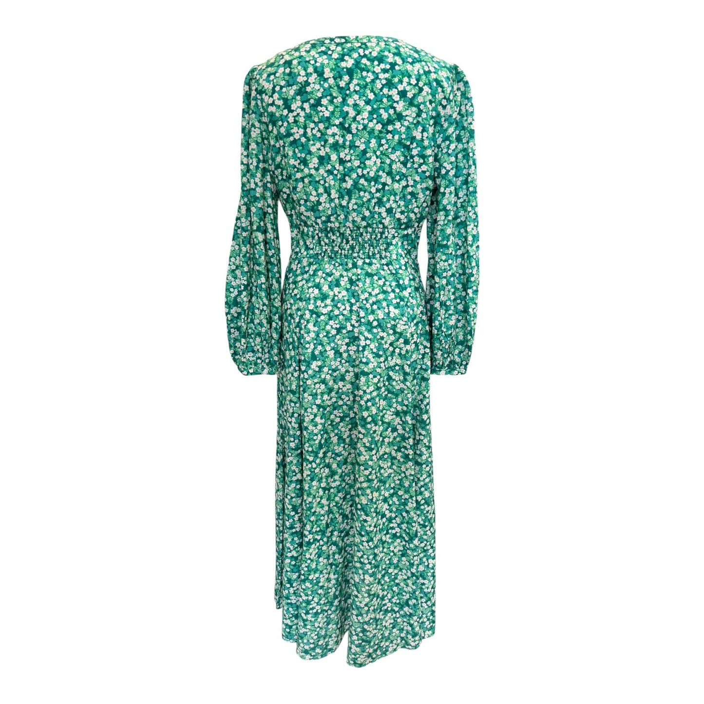 Cefinn Cora V Neck Dress in Green Blossom - 12