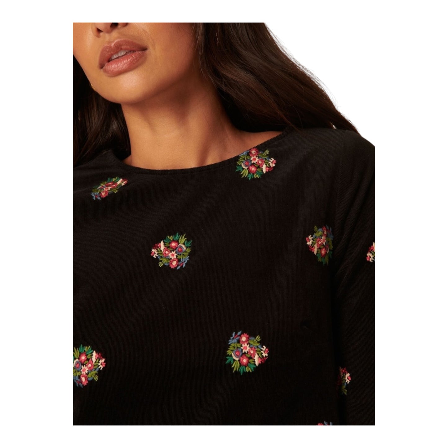Nobodys Child Black Embroidery Saravejo Mini Dress - 16 - NEW