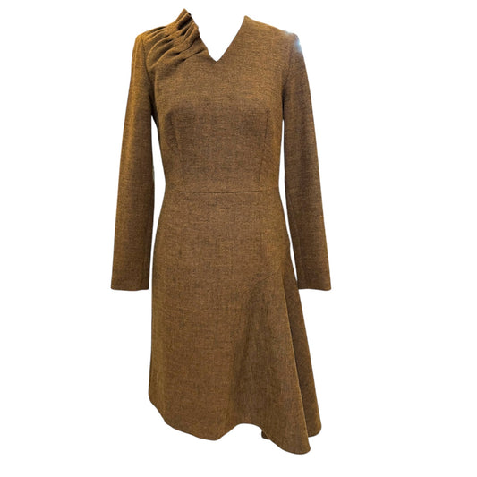 Staples Stable Brown Asymmetric Dress - 8