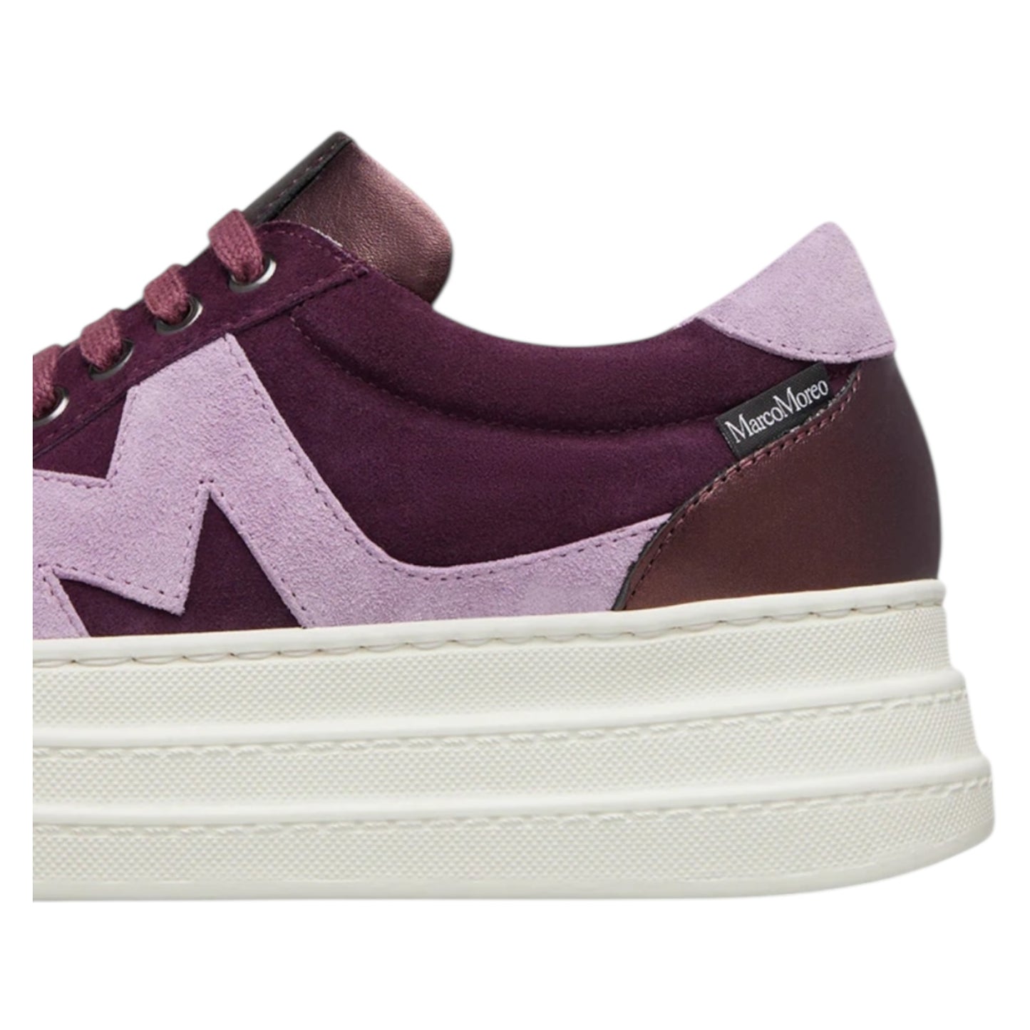 Marco Moreo Madonna Burgundy and Pink Platform Trainers - 40/7 - NEW