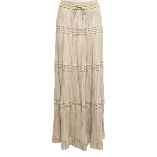 Missoni Gold Lurex Maxi Skirt - 12/14