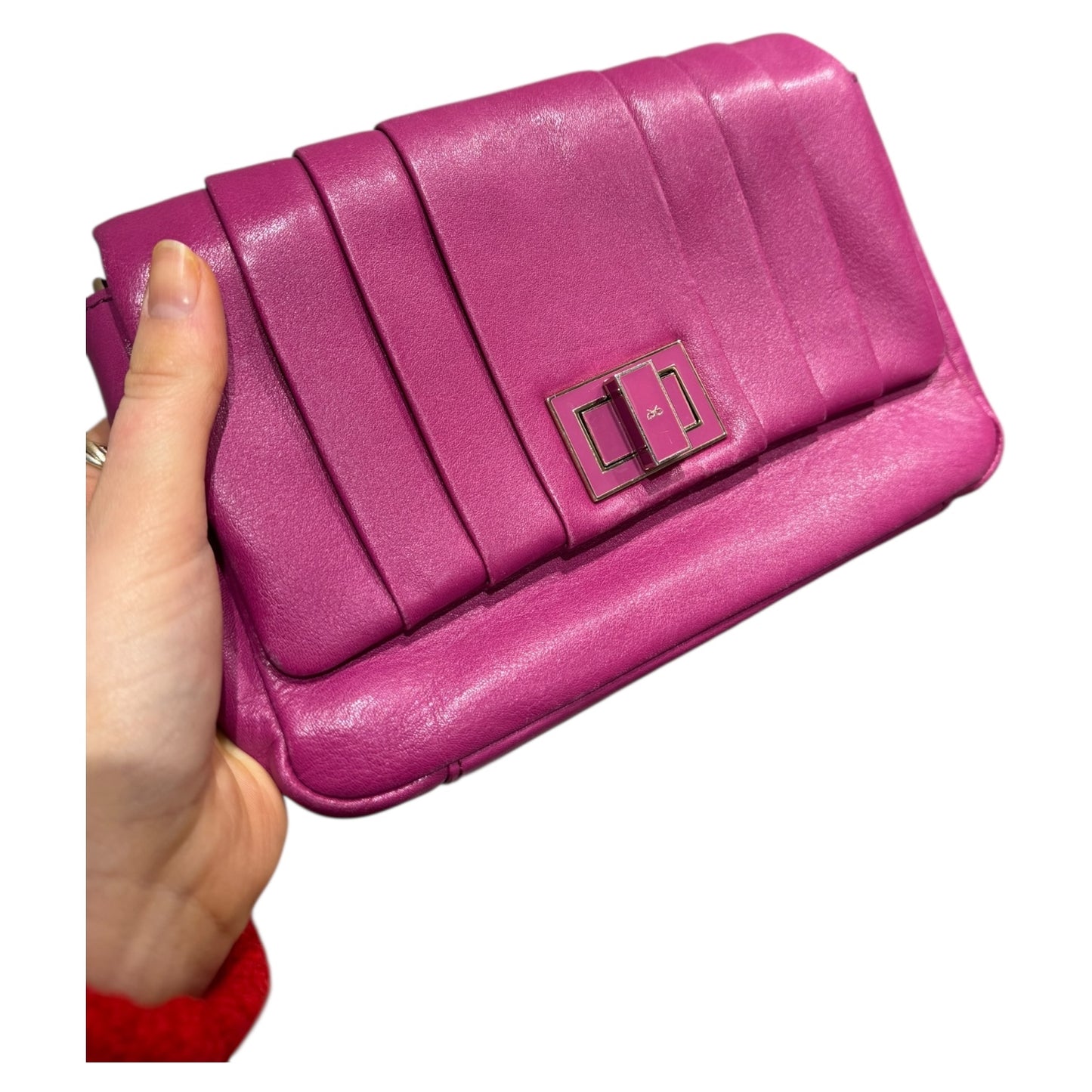 Anya Hindmarch Pink Gracie Cross Body Bag