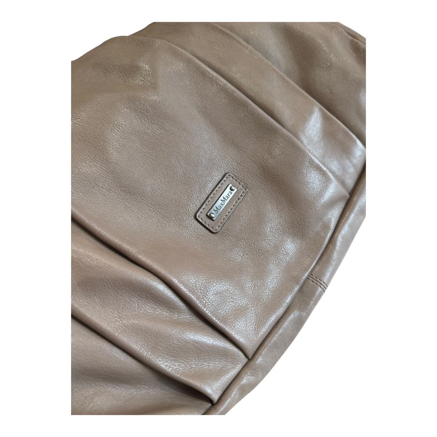 Max Mara Taupe Slouch Bag