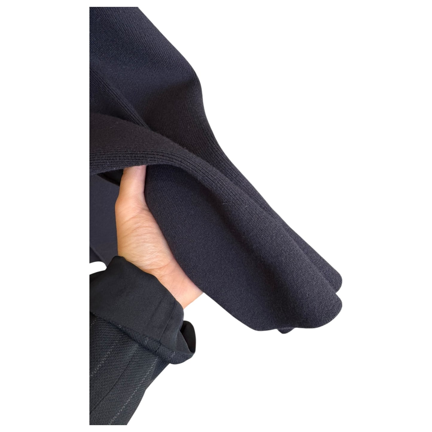 Max Mara Navy Wool Blend Dress - 12