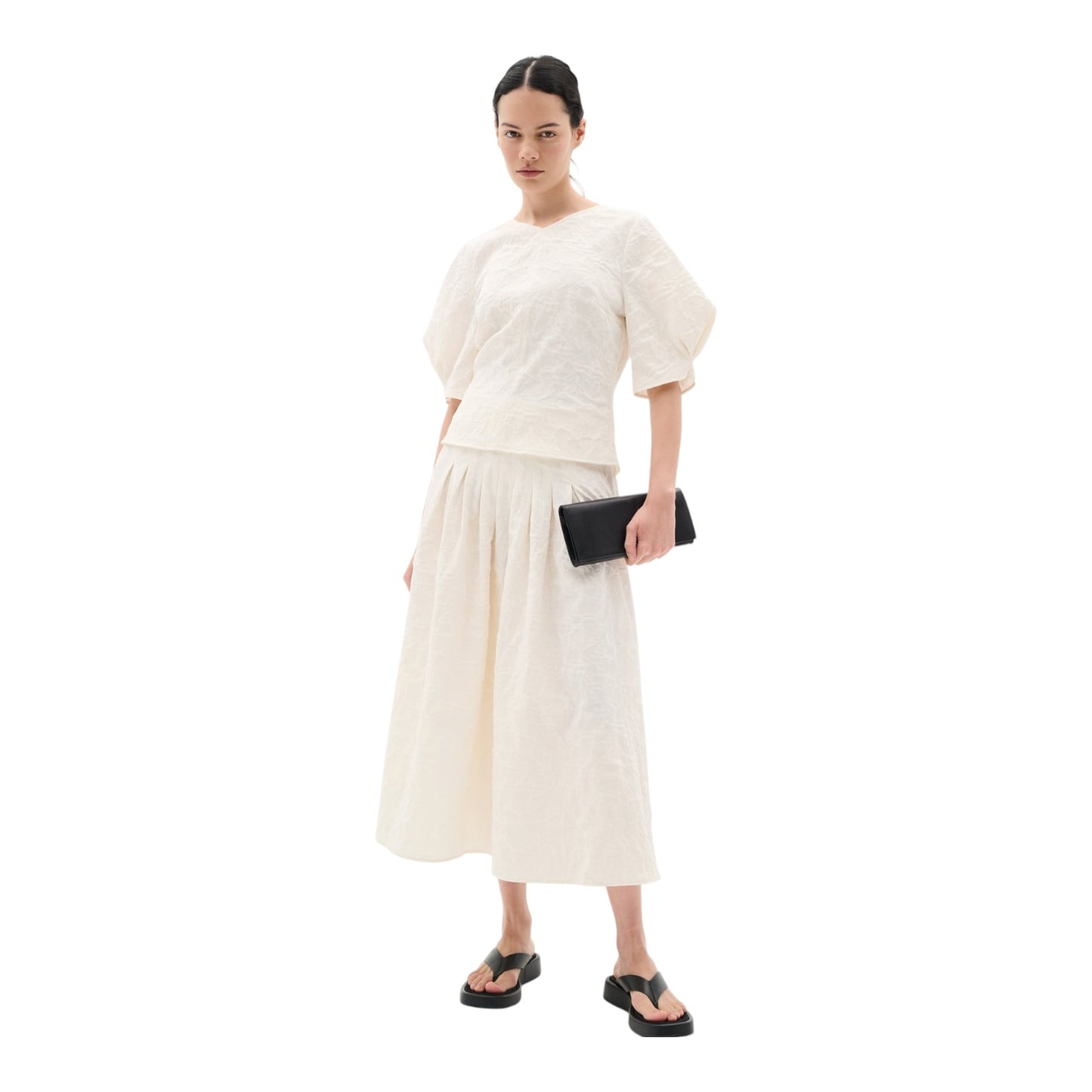 InWear Cennox Cream Jacquard Two Piece - 10/12