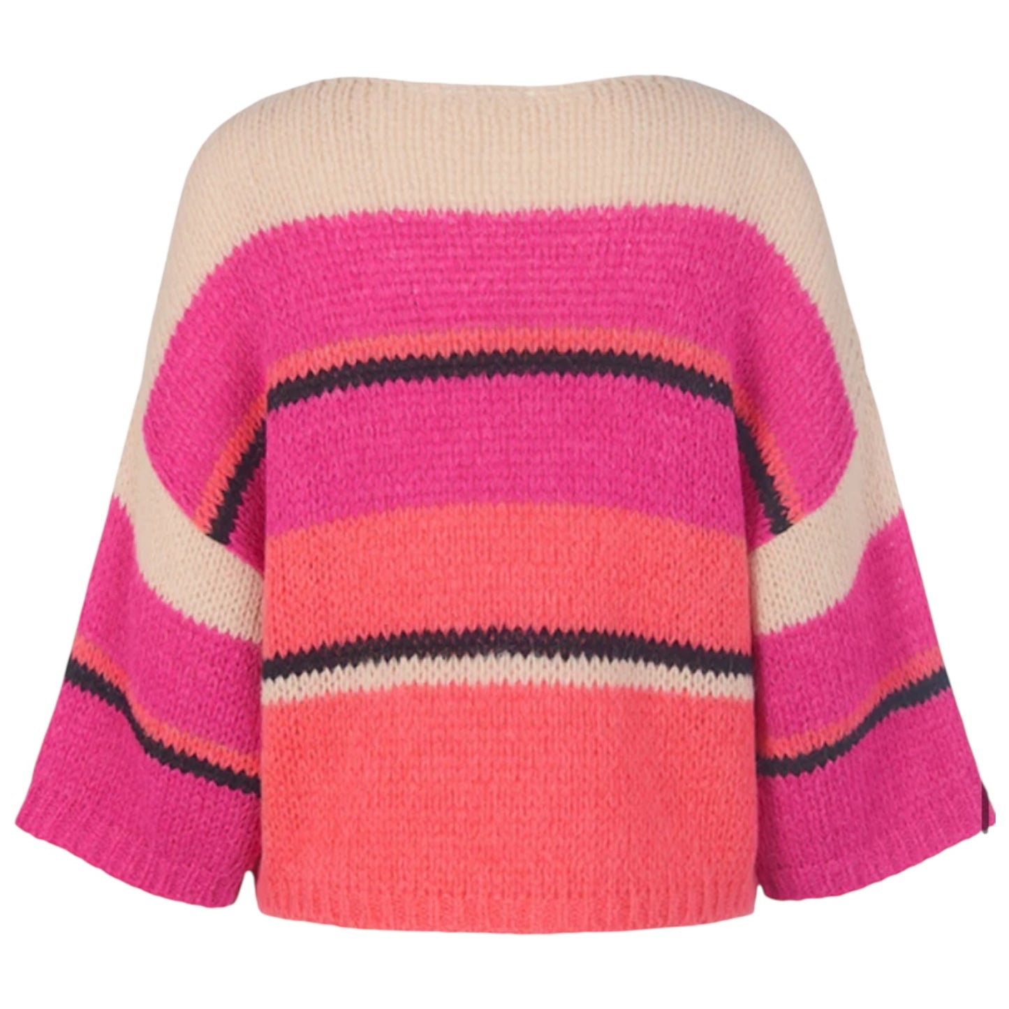 Riani Pink Stripe Jumper - 12