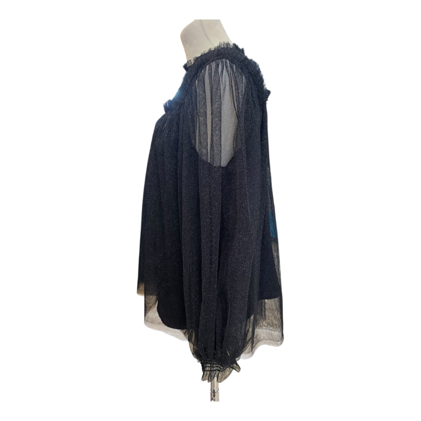 All Saints Perri Tulle Top - 12