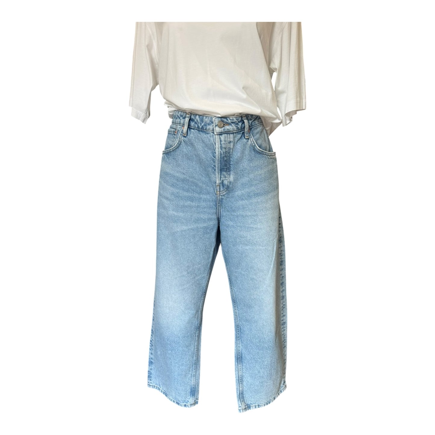 Albaray Organic Cotton Cropped Jeans - 16