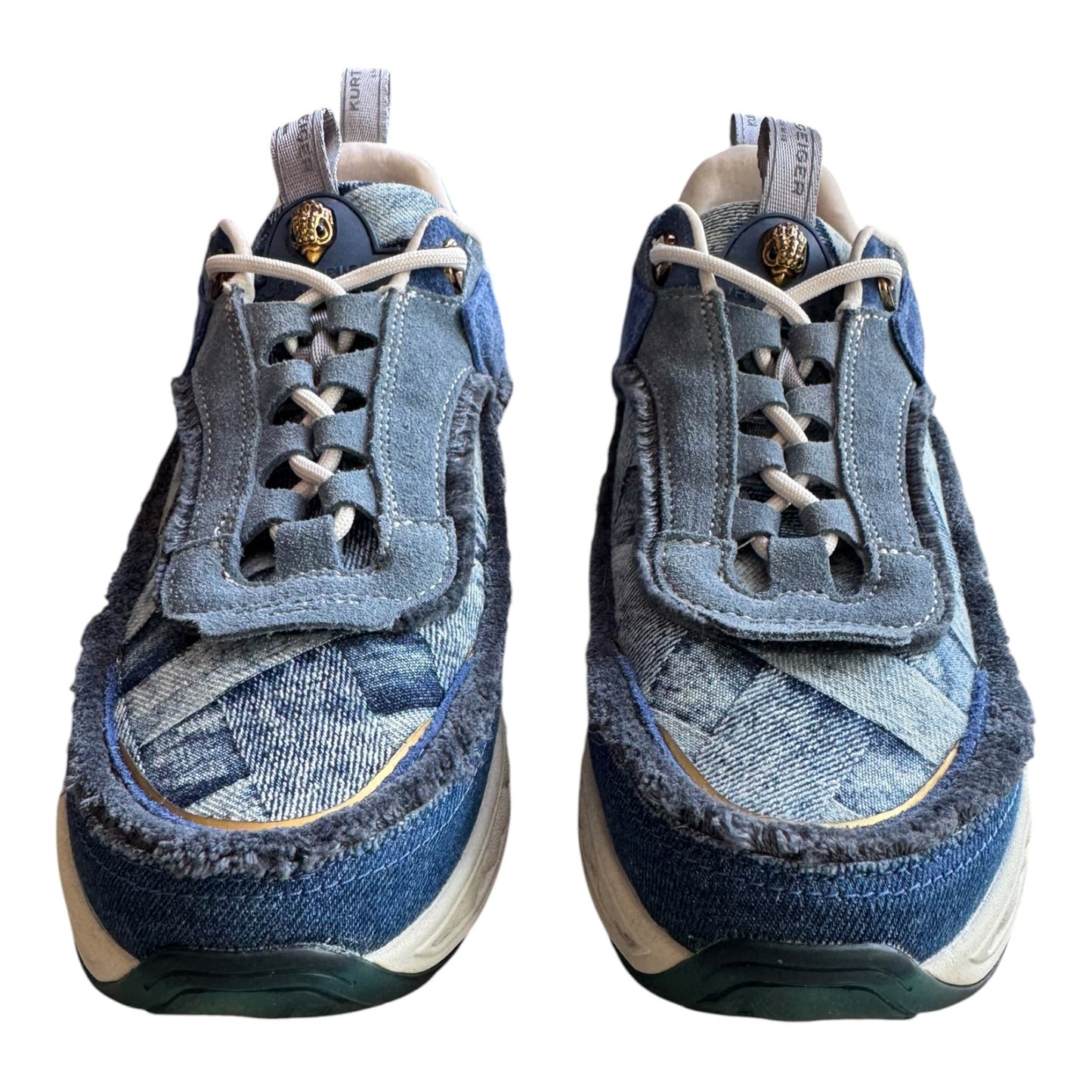 Kurt Geiger Kensington Denim Panelled Trainers - 40/7