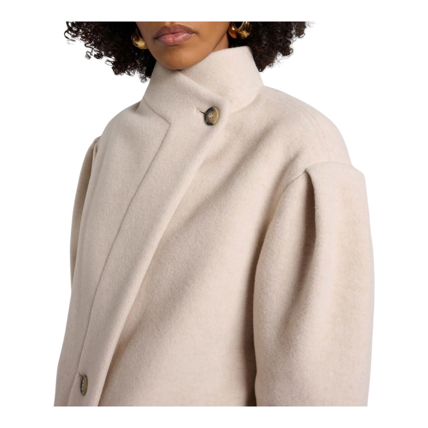 Isabel Marant Cream Wool Blend Jacket - 10