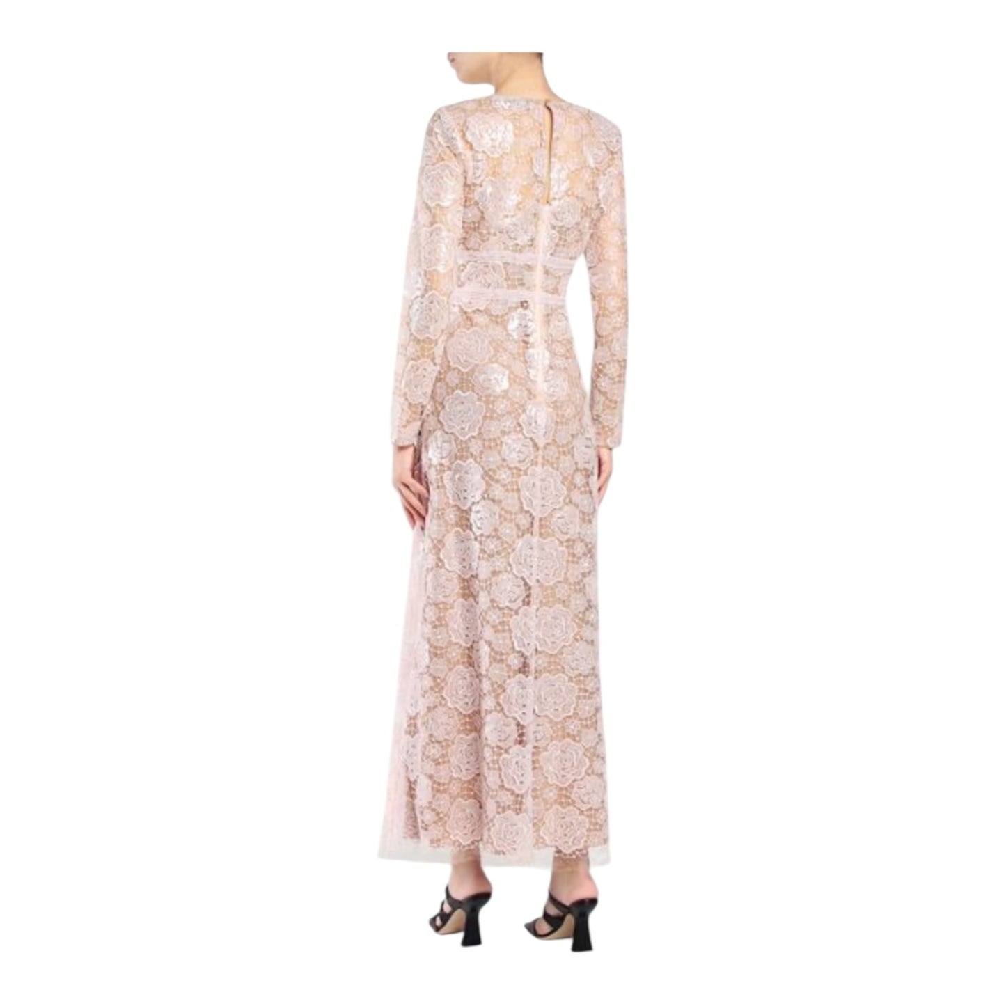 Self-Portrait Rose Lace Maxi Dress - 12