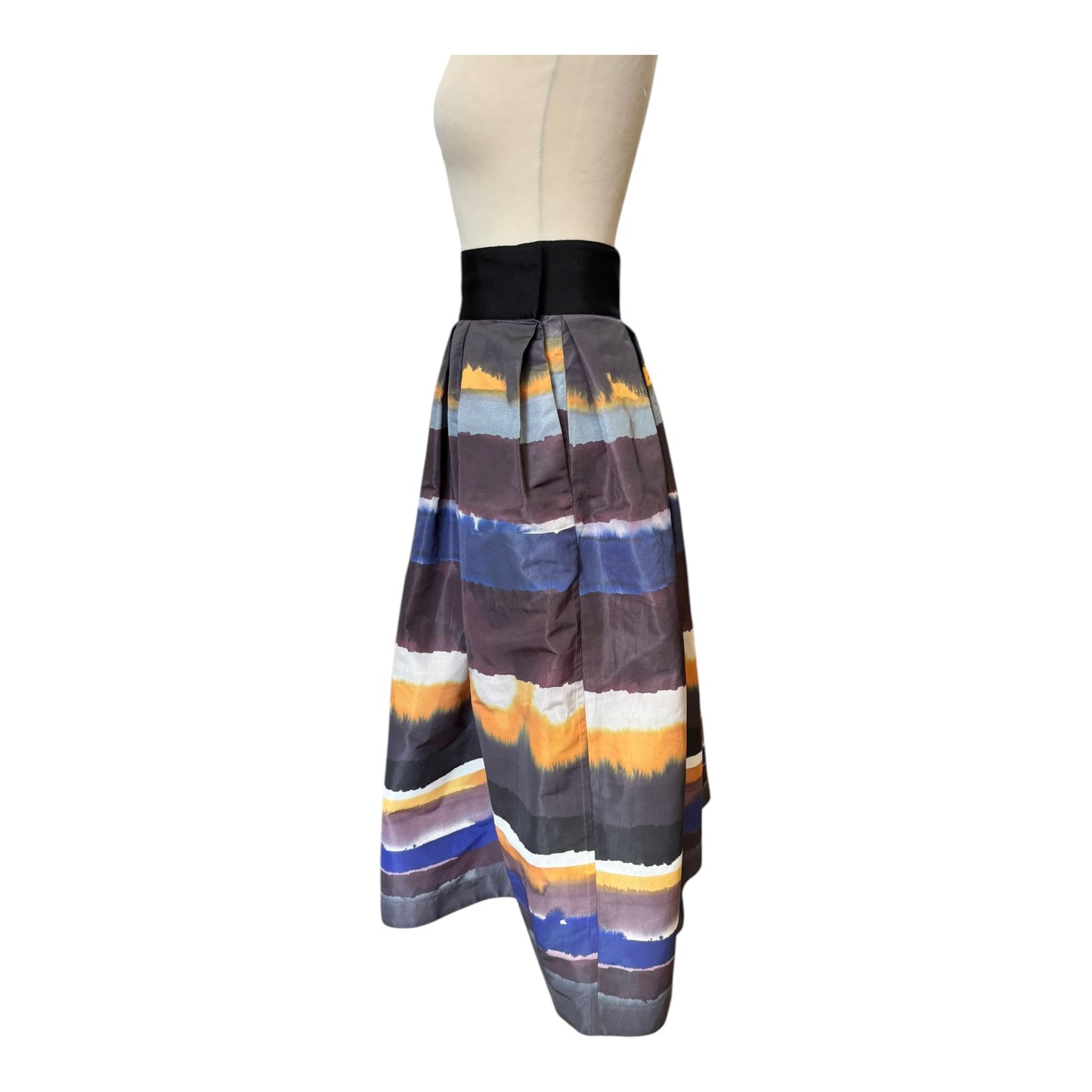 Sara Roka Patterned Midi Skirt - 12
