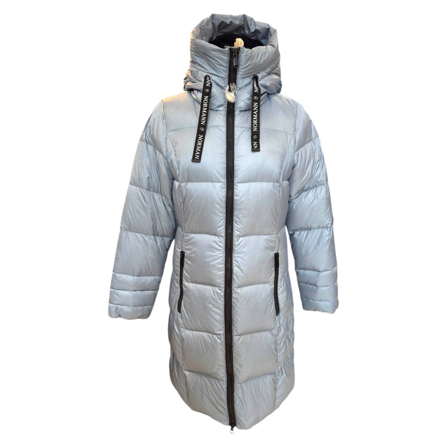 Normann Naomi Padded Coat in Sky Blue - 10