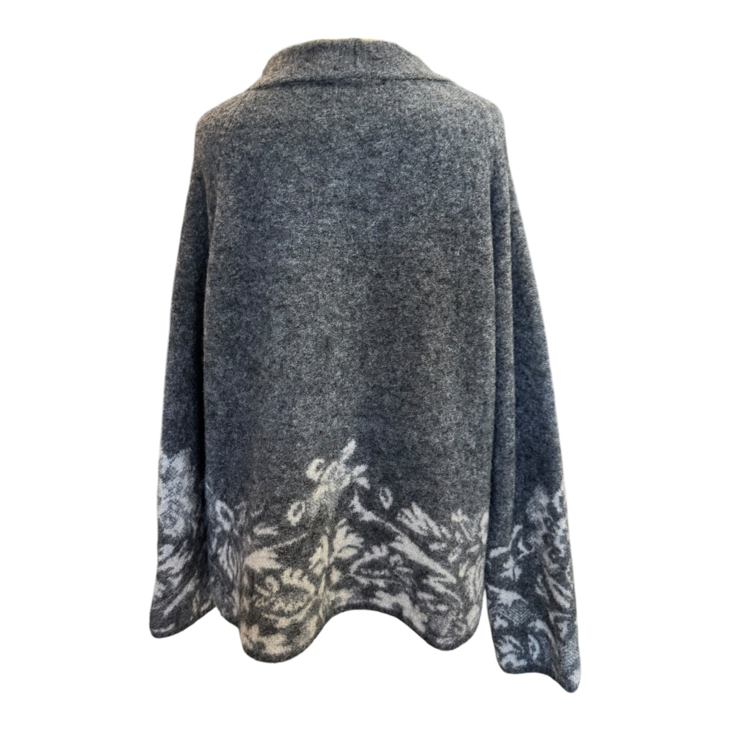 'S Max Mara Grey Patterned Sweater - 14