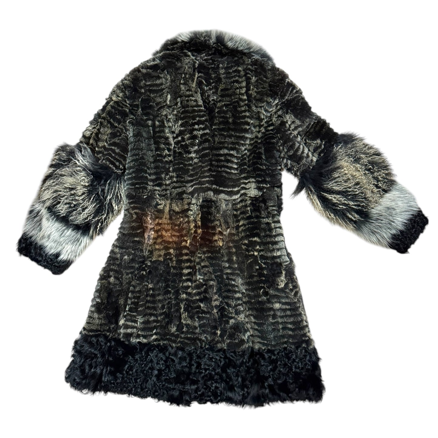 Roberto Cavalli Black Fur Coat - 10