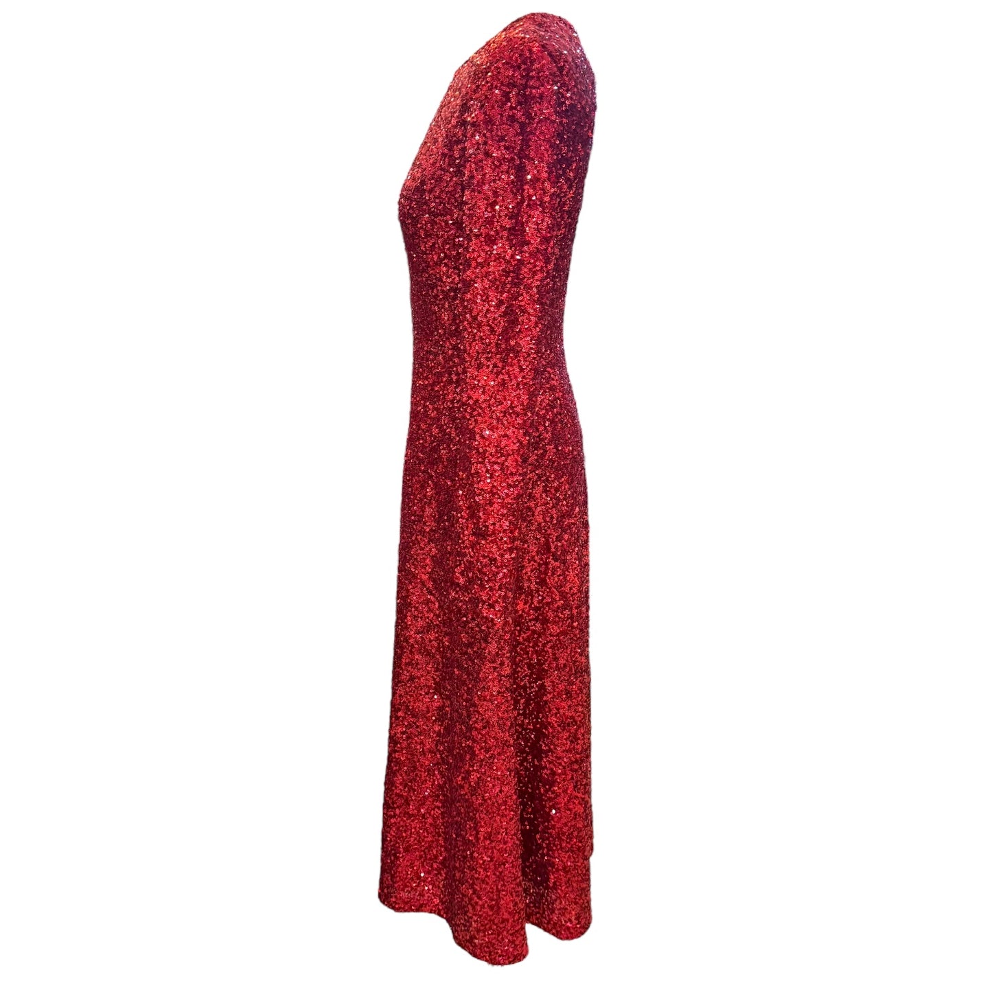 LK Bennett Red Sparkly Dress - 10 - NEW