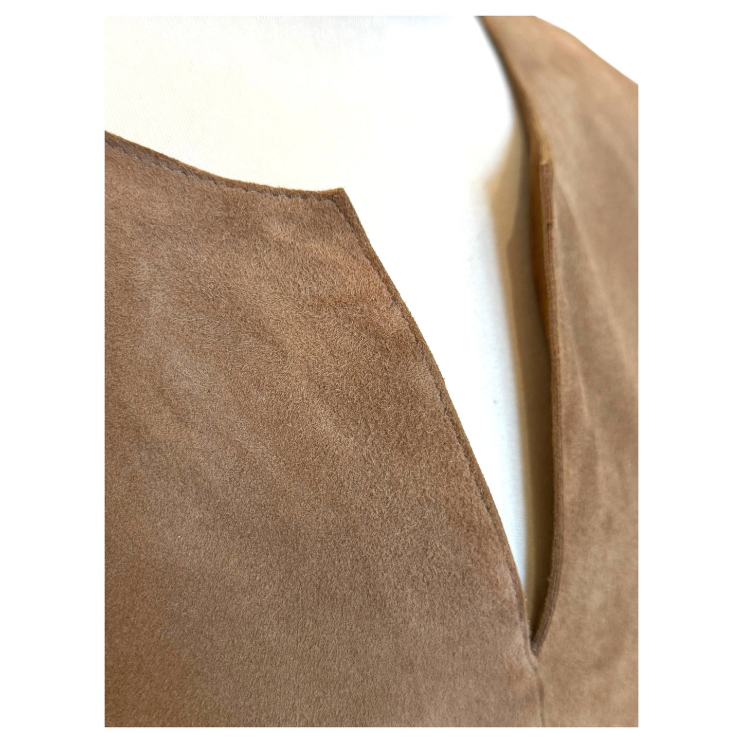 Weekend Max Mara Camel Suedette Dress - 12