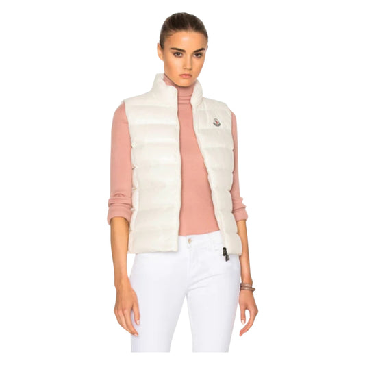 Moncler Cream Ghany Padded Gilet - 8