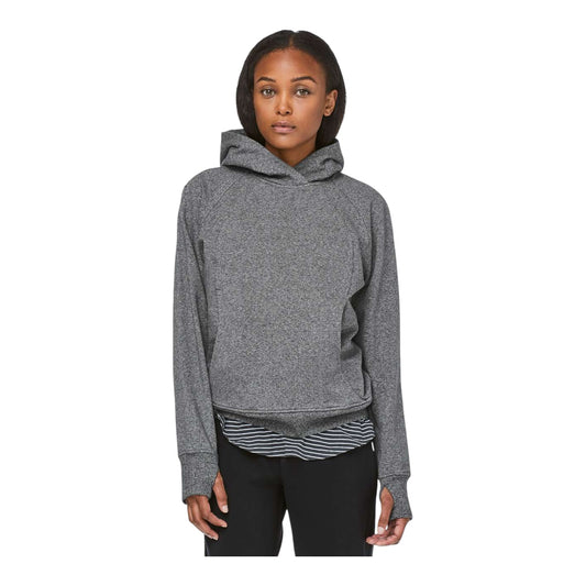 Lululemon Scuba Pullover Heathered Speckled Black - 12