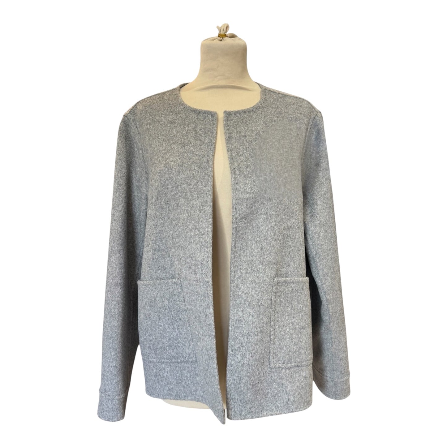 Paul Costelloe Grey Wool Jacket - 14/16