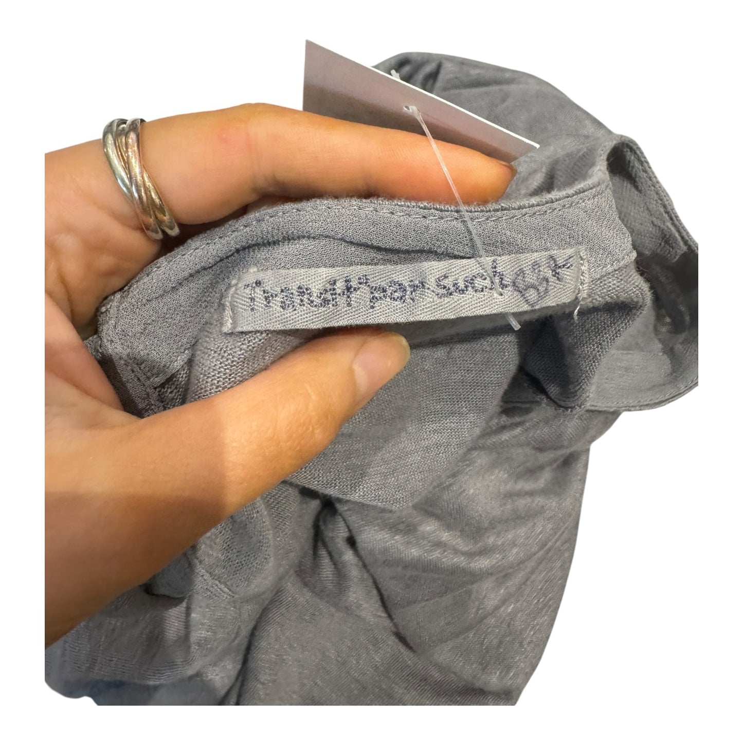 Transit Grey Button Back Top - 10/12