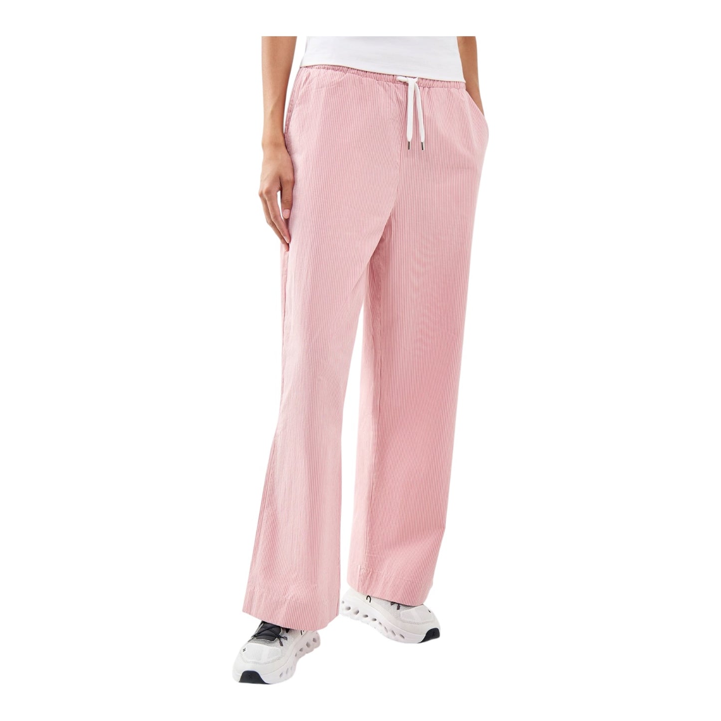 Sweaty Betty Summer Stripe Trousers Pink - 10