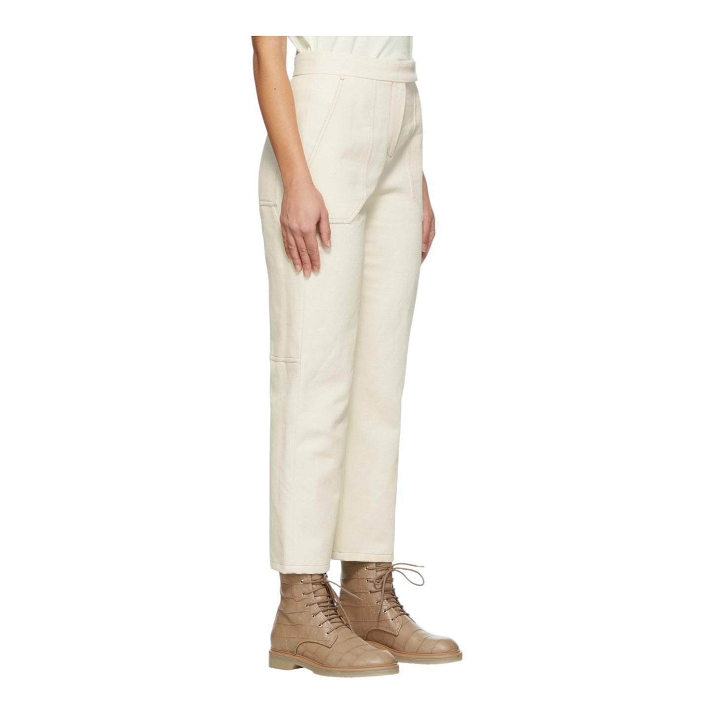 Max Mara Sfilata Cream Alete Trousers - 8