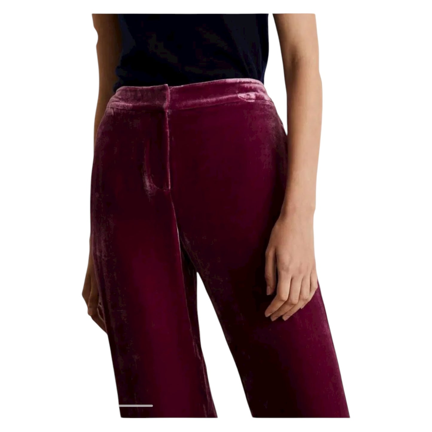 Jaeger Pink Maroon Velvet Suit - 12/14