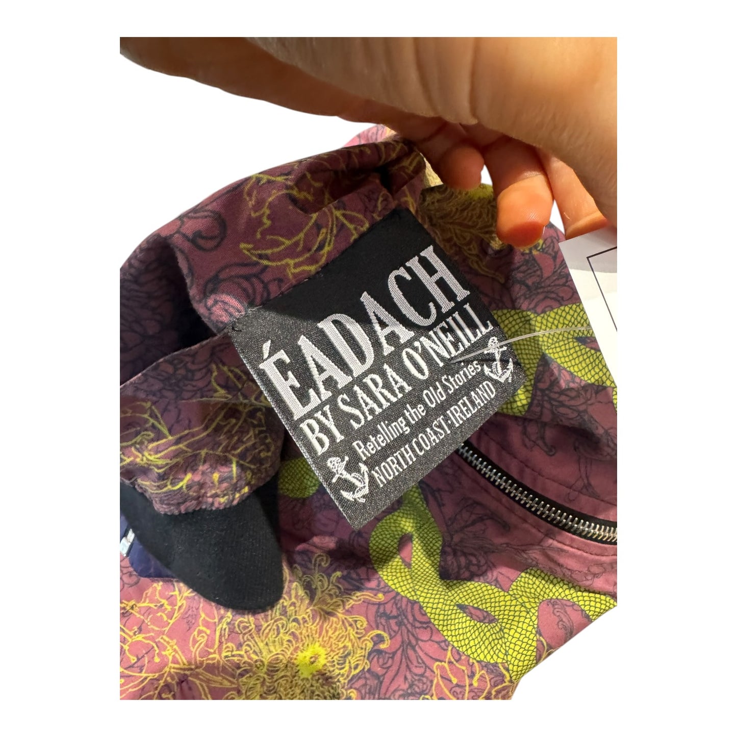 Eadach by Sara O'Neill Morrigan Reversible Unisex Bomber Jacket - 8