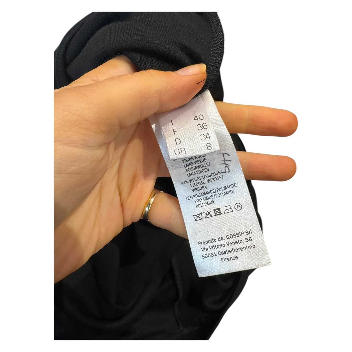 Antonelli Black Dress - 12