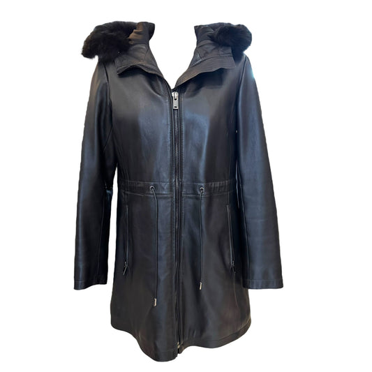 Massimo Dutti Leather Coat - 8