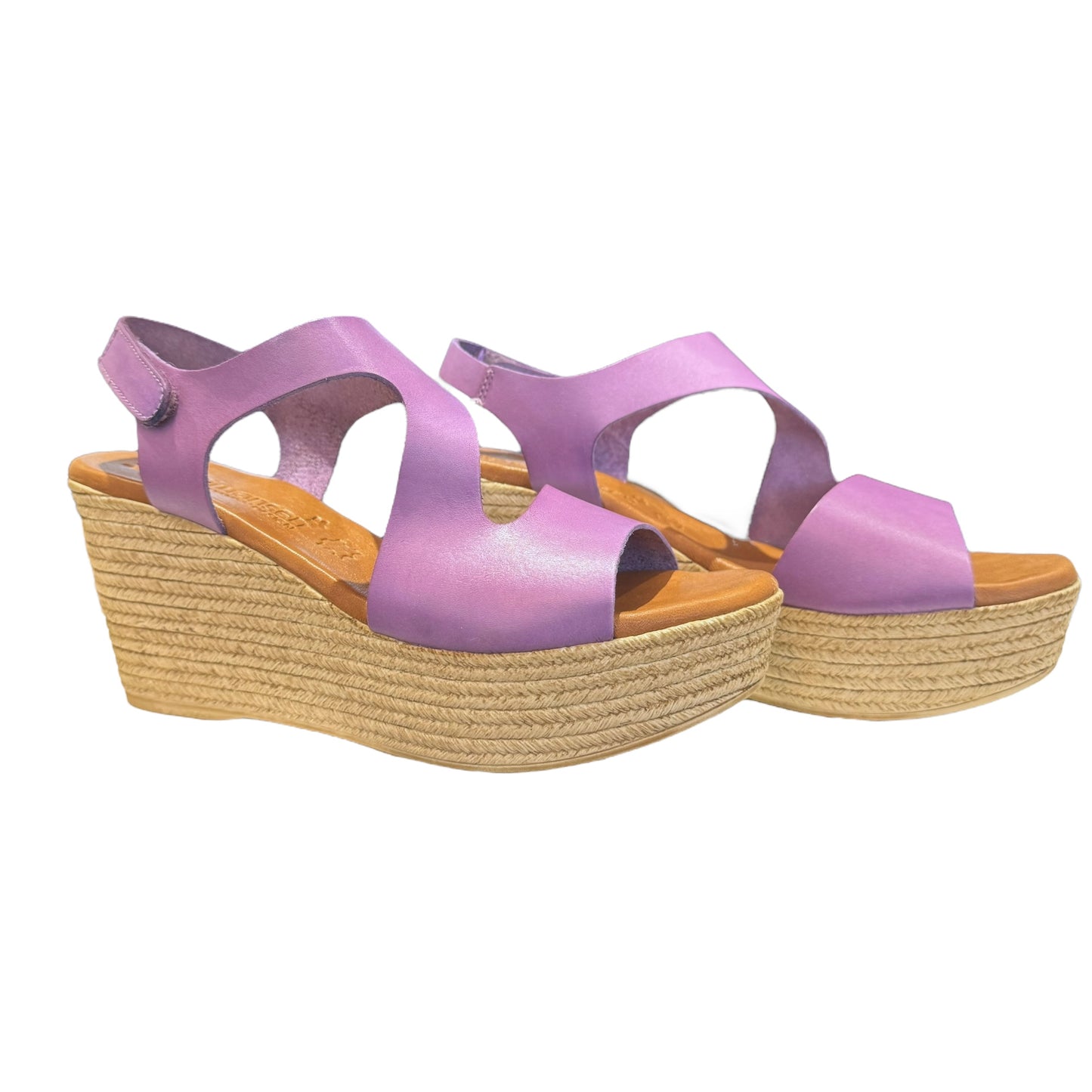 Tim & Simonsen Purple Espadrille Heels - 8 - NEW