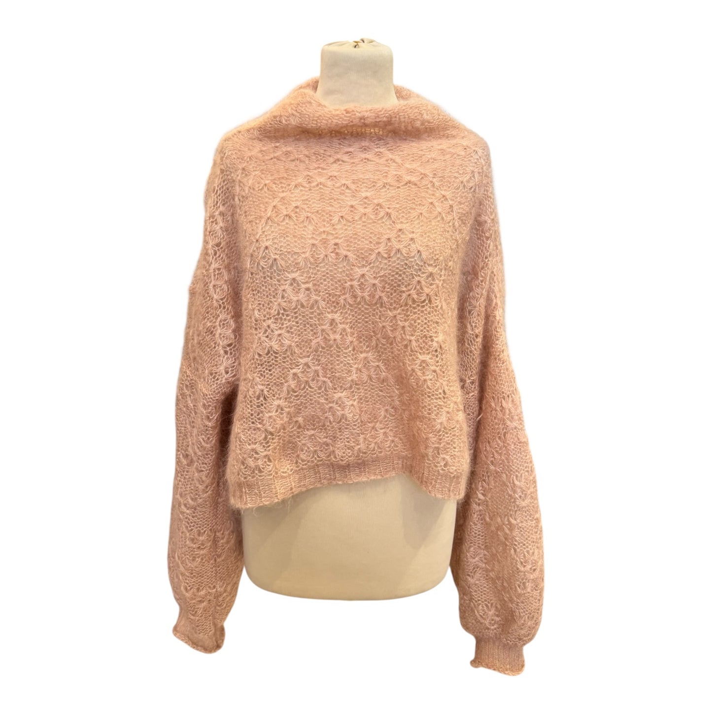 Rouyer Blush Pink Handmade Jumper - One Size