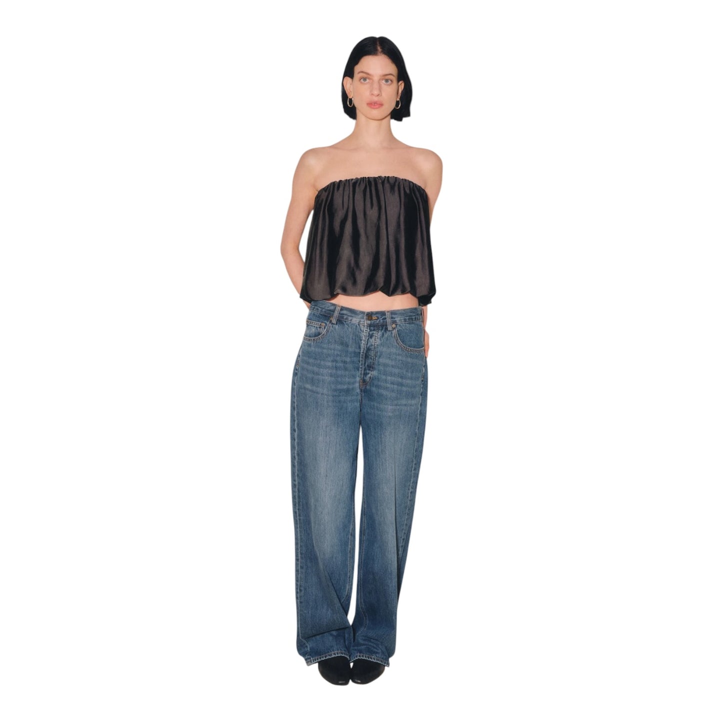 Hush Black Lexia Strapless Top - 8 - NEW