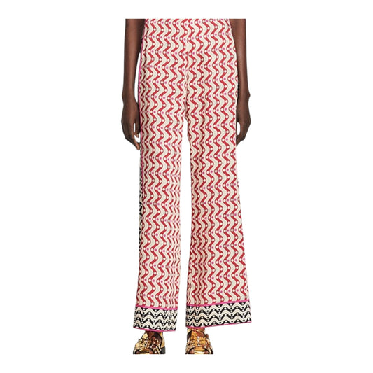 Sandro x Louis Barthelemy Pink Red Pattern Trousers - 10