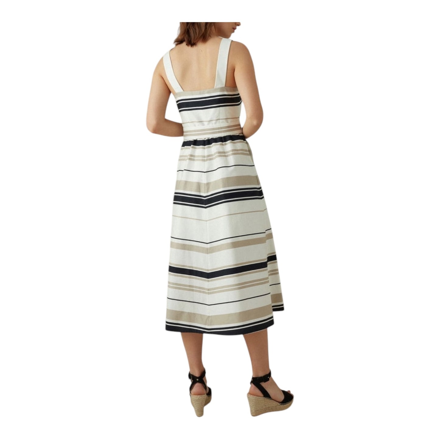 Karen Millen Striped Day Dress - 8 - NEW