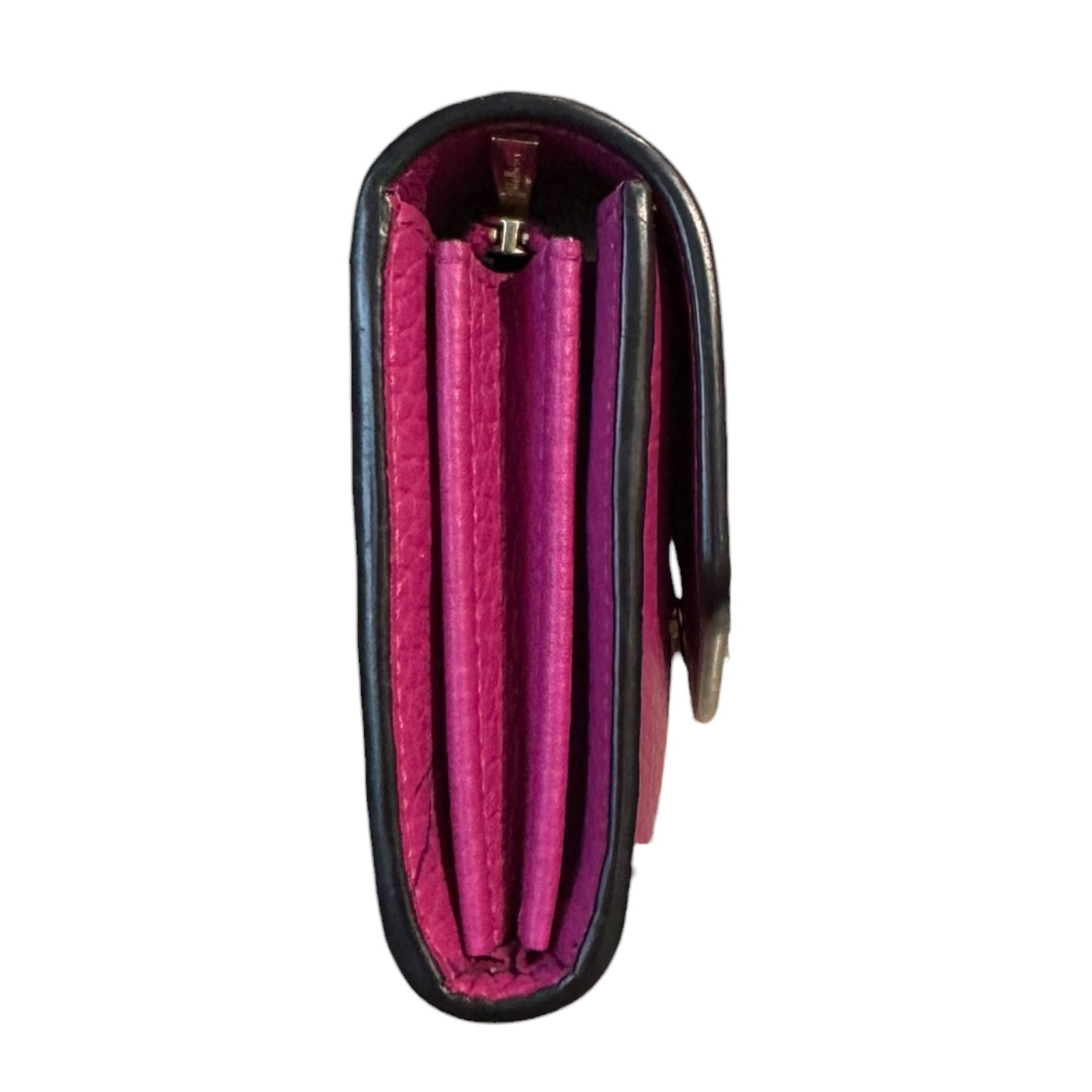 Mulberry Darley Long Wallet Purse in Deep Pink Cross Grain