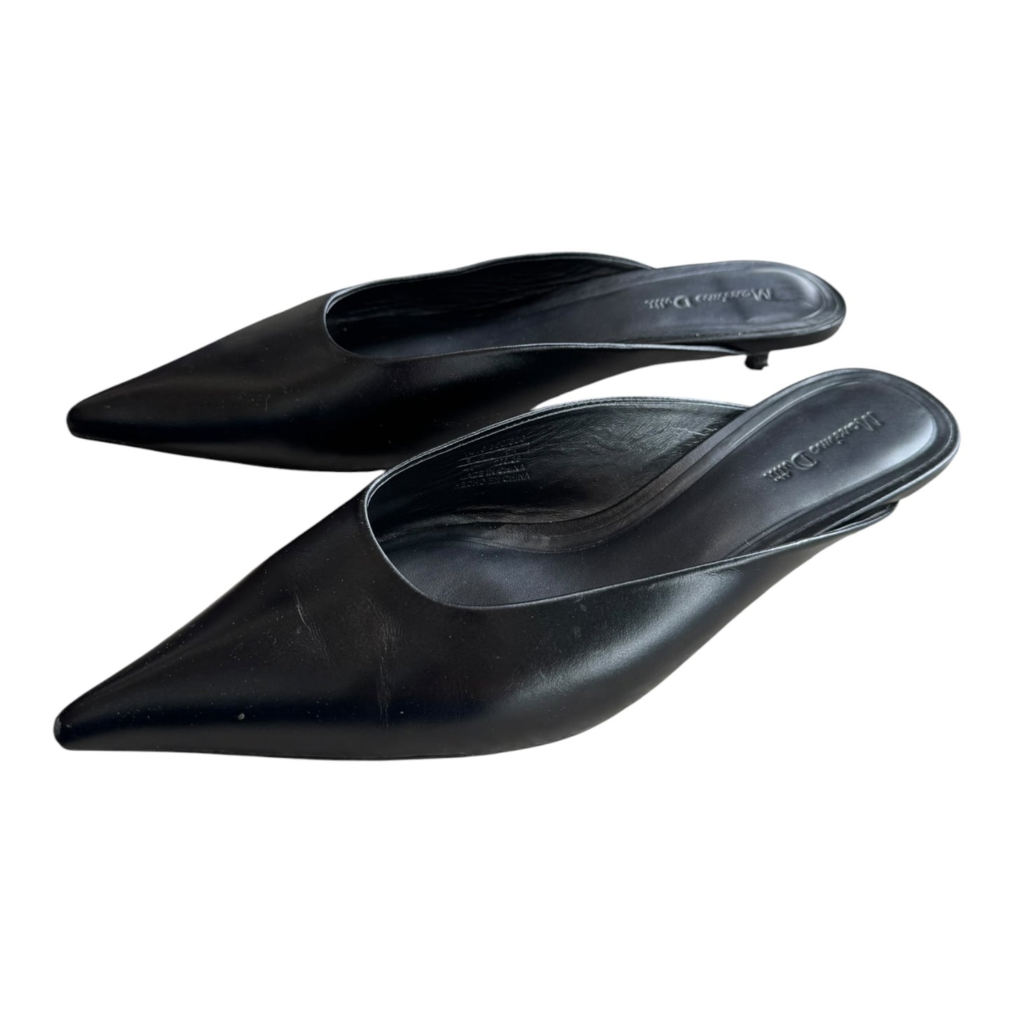 Massimo Dutti Black Kitten Heels - 41/8