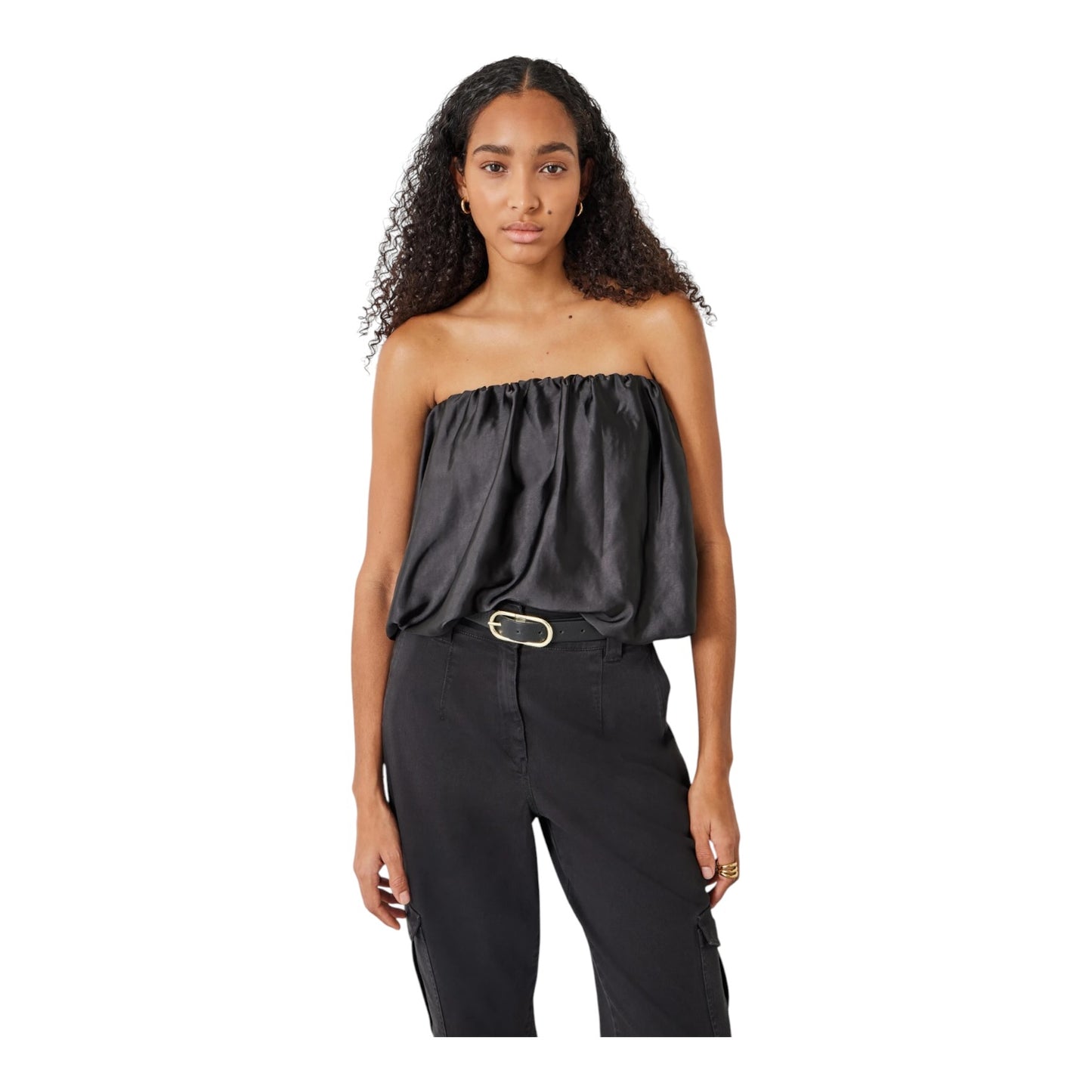 Hush Black Lexia Strapless Top - 8 - NEW