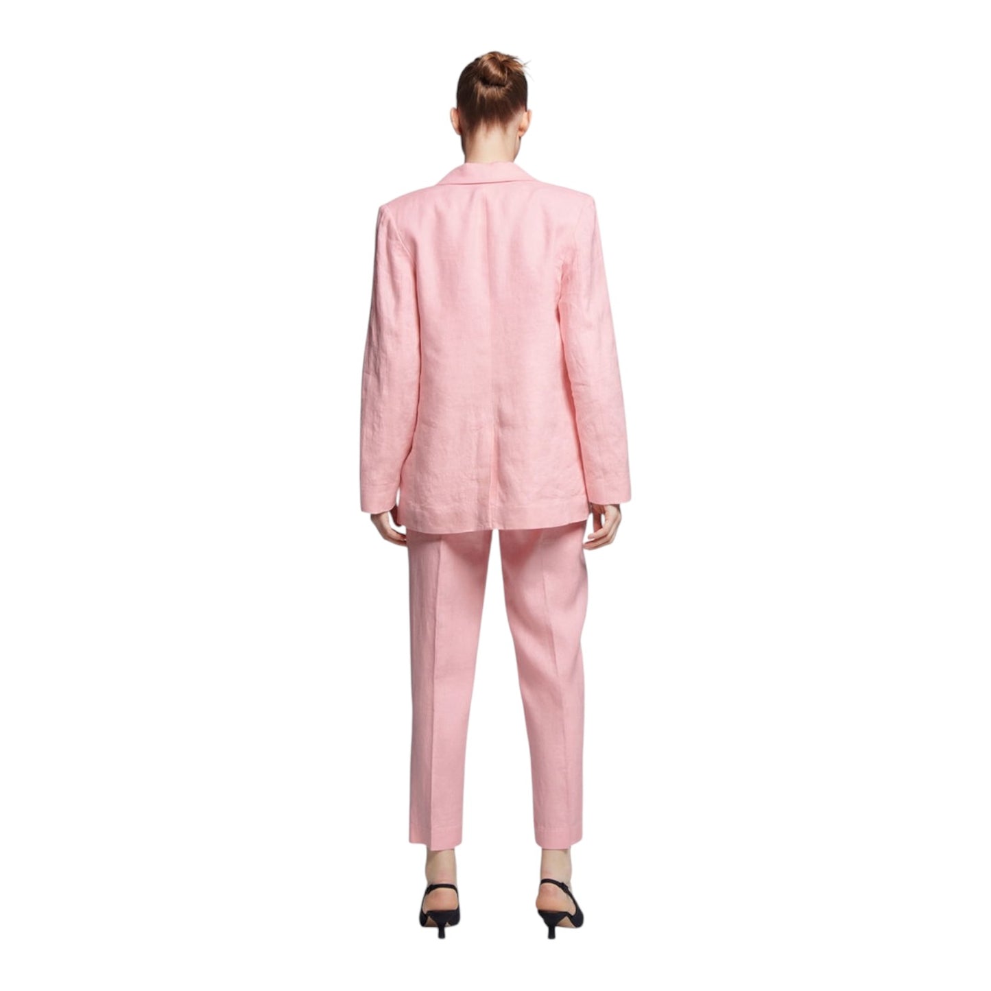 & Other Stories Pink Linen Blazer - 10 - NEW