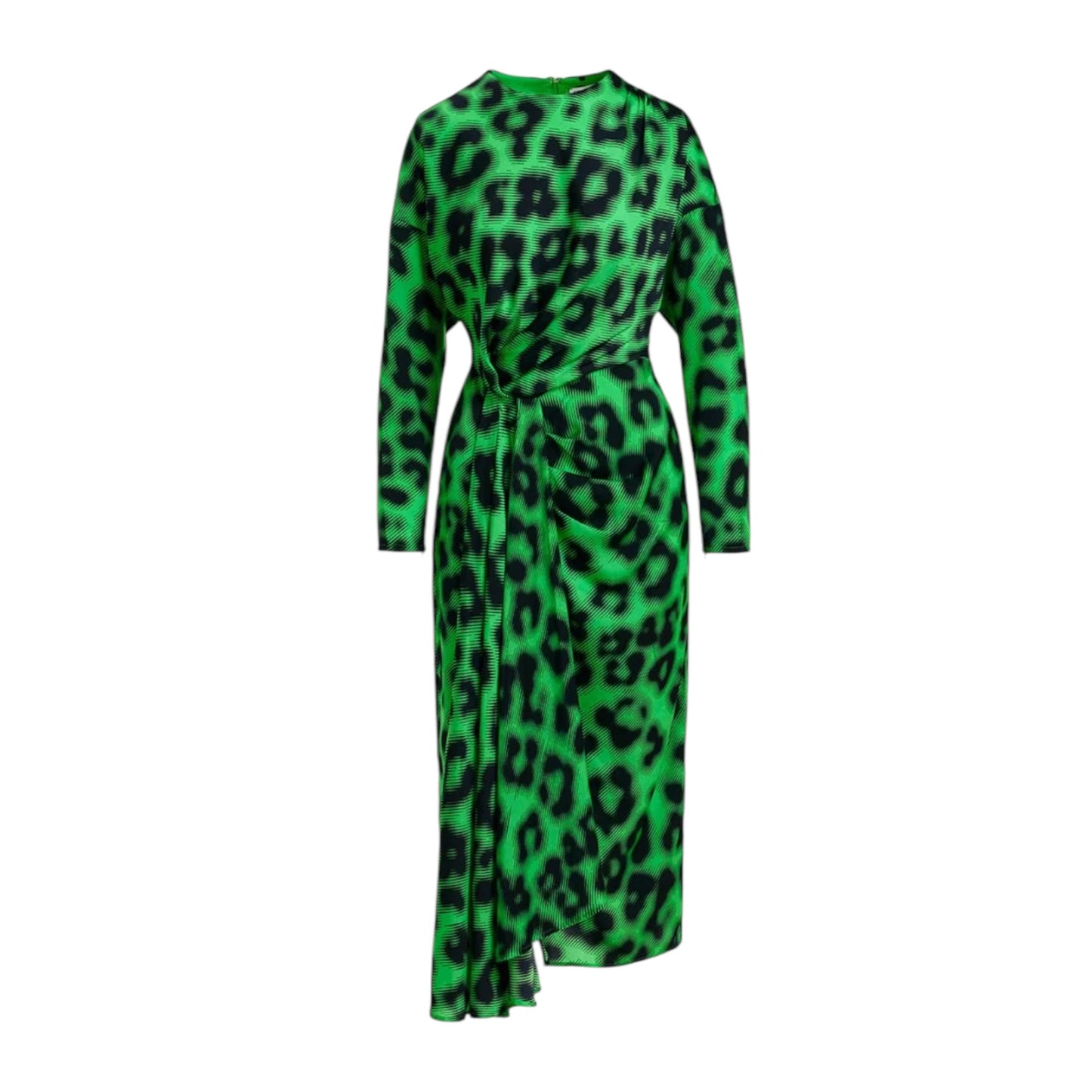 Essentiel Antwerp Green Patterned Dress - 10 - NEW